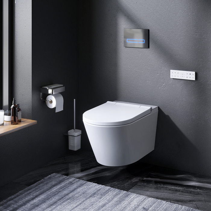 Унитаз подвесной AM.PM Inspire CleanCare CCC501700SC с сиденьем Микролифт