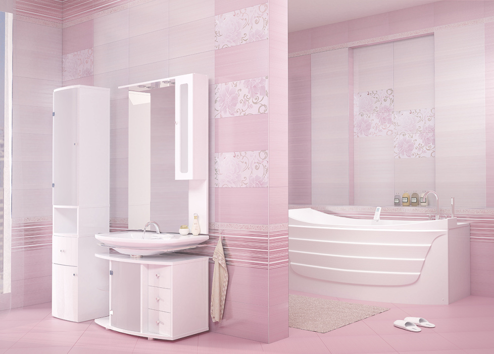 Плитка настенная "Lines Purple" WT9LNS12 249*500