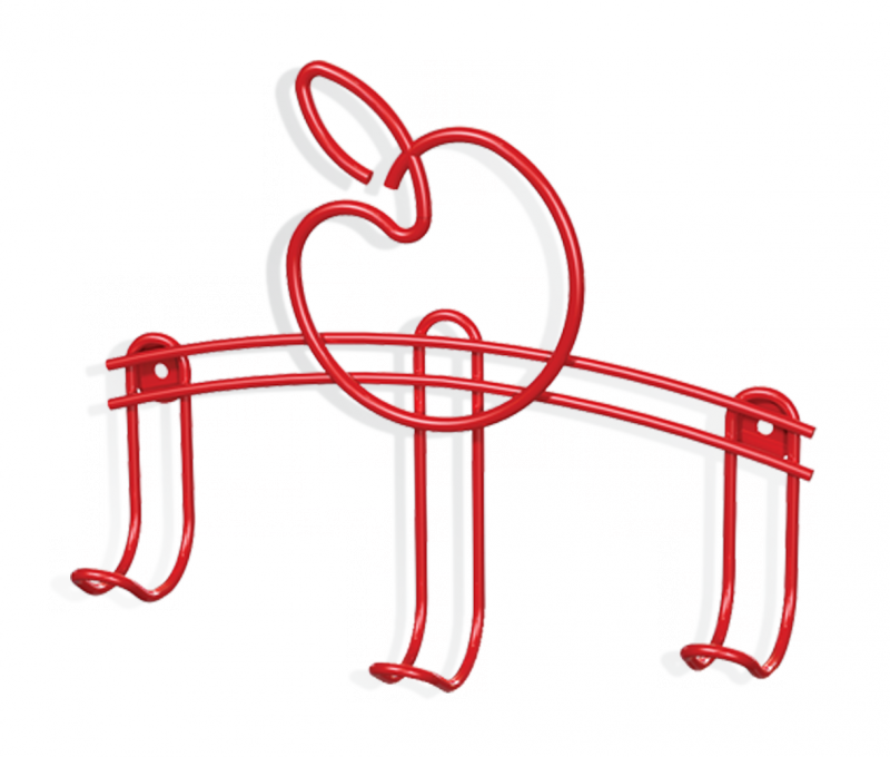 Вешалка детская "Яблочки-3" Вешалка детская "Яблочки-3"