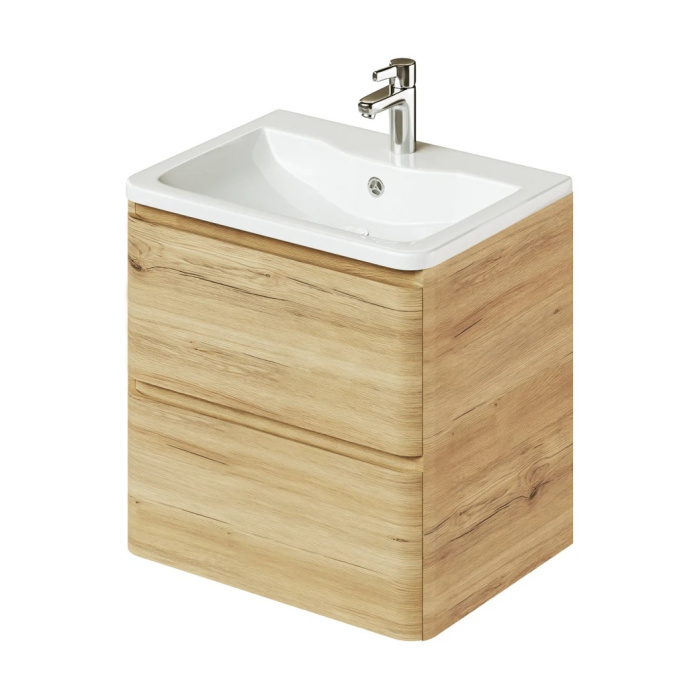 Тумба с раковиной подвесная Итана "Roberto 60" 597Х454Х606 Тумба с раковиной подвесная Итана "Roberto 60" 597Х454Х606