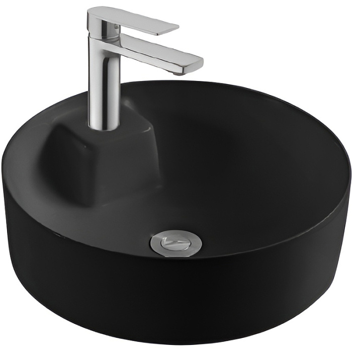 Раковина накладная Aquatek Европа 40 AQ5212-MB Черная матовая Раковина накладная Aquatek Европа 40 AQ5212-MB Черная матовая