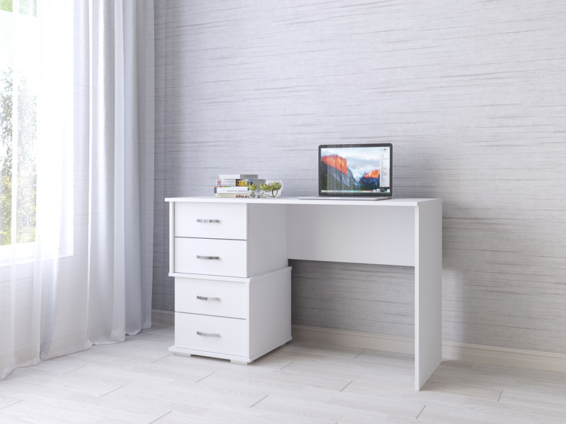 Стол письменный Сити-2 Белый Стол письменный Сити-2 Белый