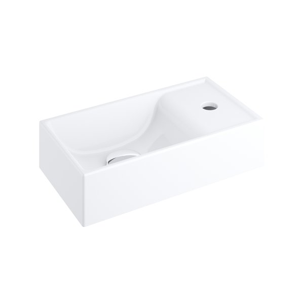 Умывальник "RAVAK" VEDA SLIM 400 керамический Умывальник "RAVAK" VEDA SLIM 400 керамический