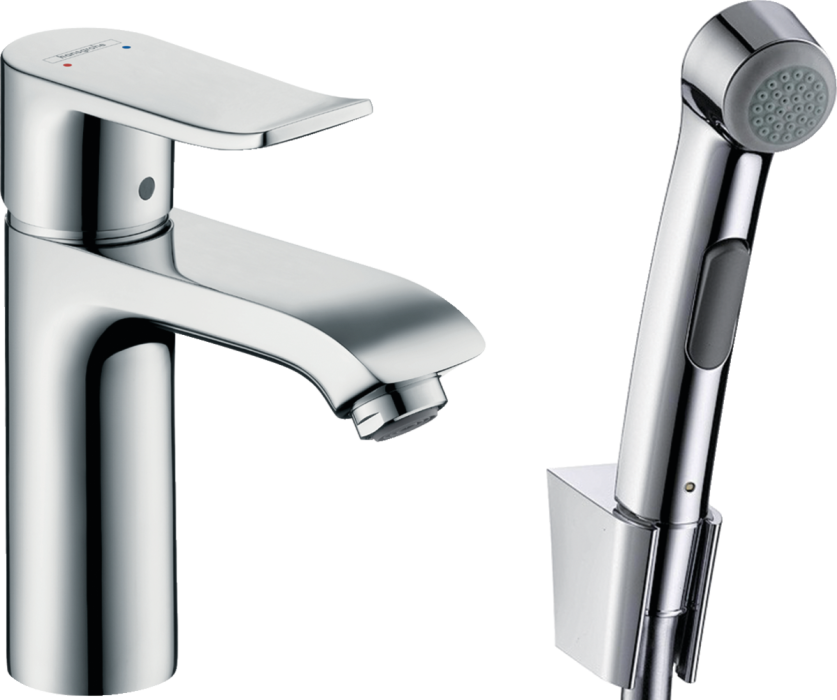 Смеситель для раковины HANSGROHE "Metris" 110 мм Смеситель для раковины HANSGROHE "Metris" 110 мм