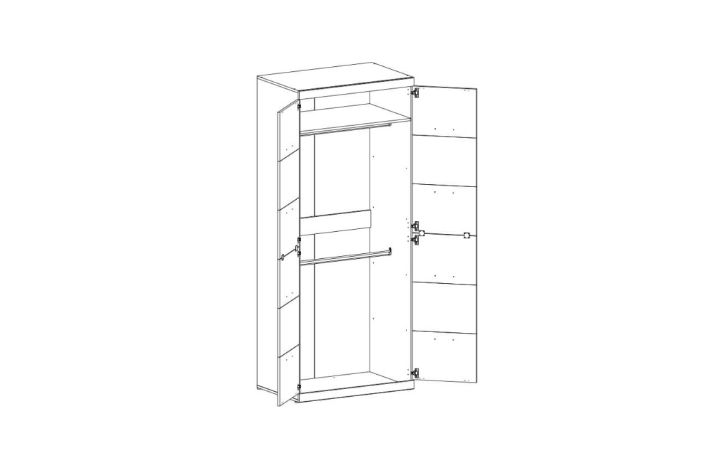 Шкаф "ОСКАР" 2DG