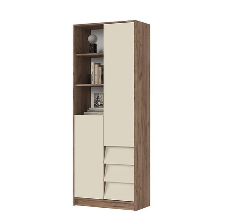 Стеллаж Рейн СТЛ 01 Кашемир/Дуб крафт табачный Стеллаж Рейн СТЛ 01 Кашемир/Дуб крафт табачный