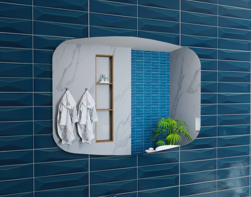 Зеркало Эстет "Barcelona" 900Х20Х700