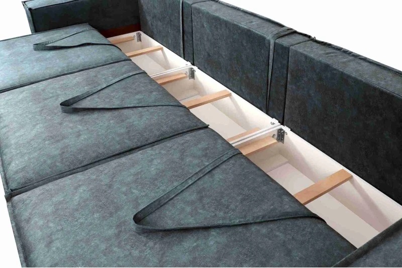 Диван-кровать "Тулон 9" СТАНДАРТ Аликанте изумруд