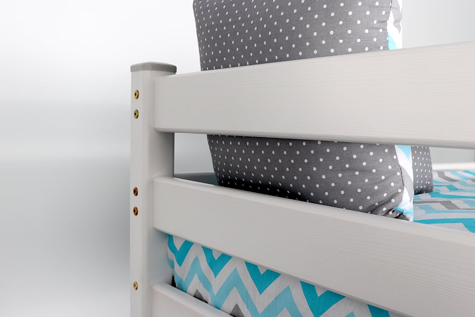 Кровать двухъярусная с наклонной лестницей "Адель"