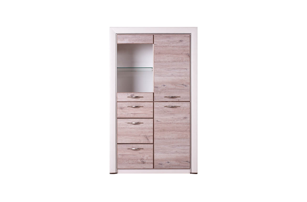 Шкаф-витрина "OLIVIA" 1V2D3S СНЯТО С ПРОИЗВОДСТВА Шкаф-витрина "OLIVIA" 1V2D3S СНЯТО С ПРОИЗВОДСТВА