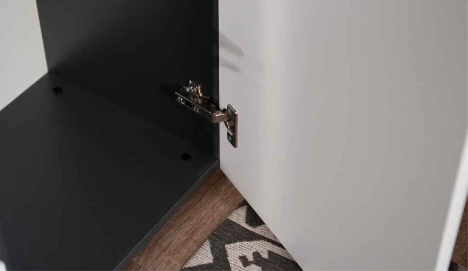 Стенка "Нео" Антрацит / Белый