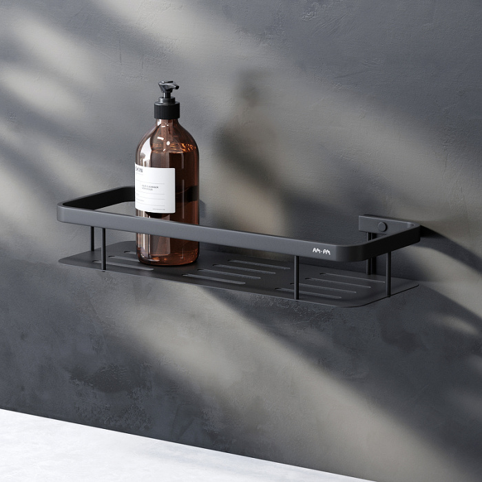 Полка AM.PM Sense L A7453122 Черная матовая Полка AM.PM Sense L A7453122 Черная матовая