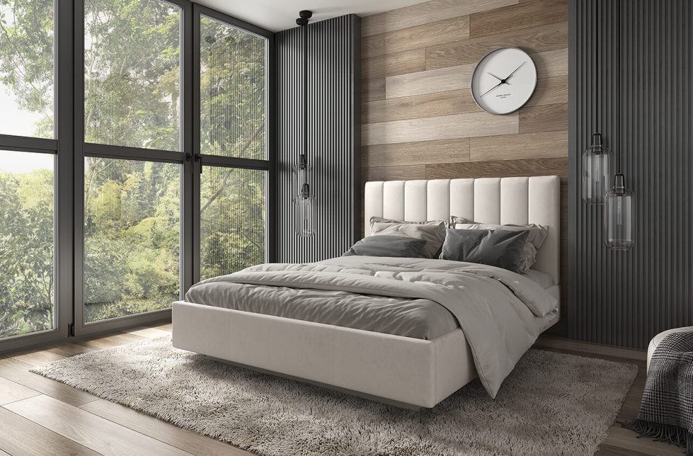 Кровать "САБРИНА" 160 без подъемника NEBBY 001