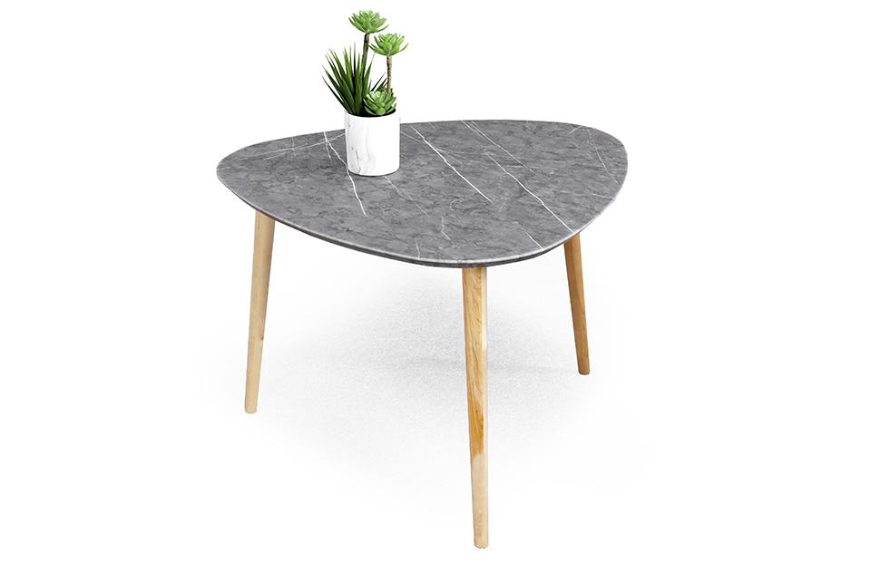 Стол журнальный "Трио" Мрамор серый Стол журнальный "Трио" Мрамор серый
