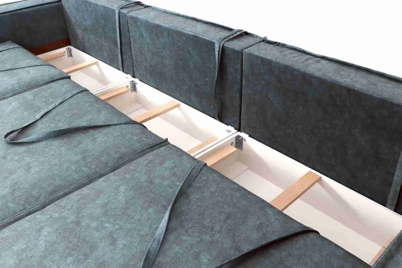 Диван-кровать угловой "Тулон 7" СТАНДАРТ Аликанте изумруд