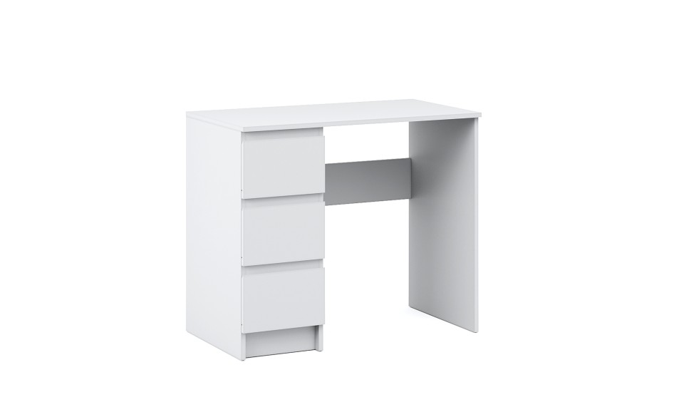 Стол письменный "Оникс вайт" 3 ящика Стол письменный "Оникс вайт" 3 ящика