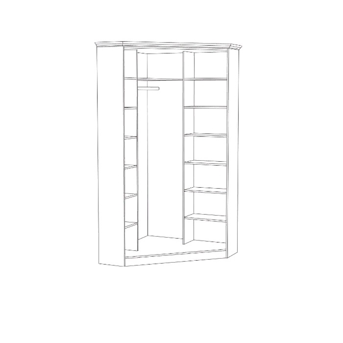 Шкаф для одежды "Ливерпуль" 13.124