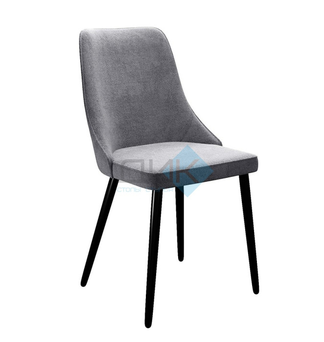 Стул DikLine 286 TW09 светло-серый, ножки черные Стул DikLine 286 TW09 светло-серый, ножки черные