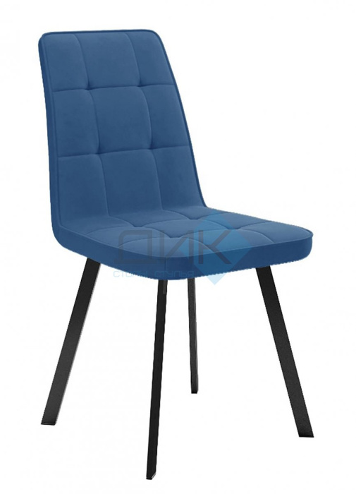 Стул DikLine 207 B8 BLUE (ножки черные) Стул DikLine 207 B8 BLUE (ножки черные)