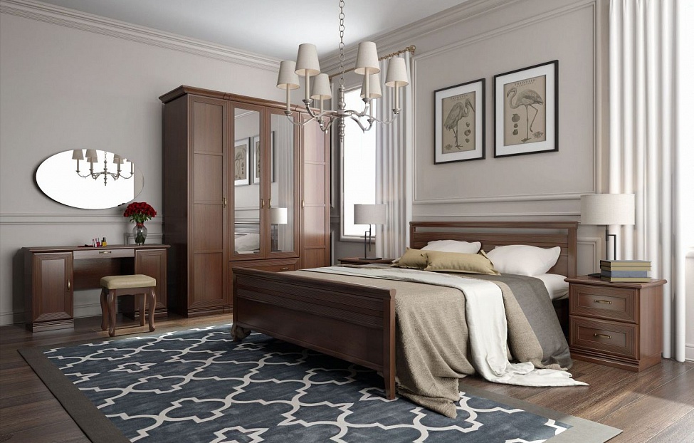 Спальный гарнитур "Адажио" 2 Спальный гарнитур "Адажио" 2