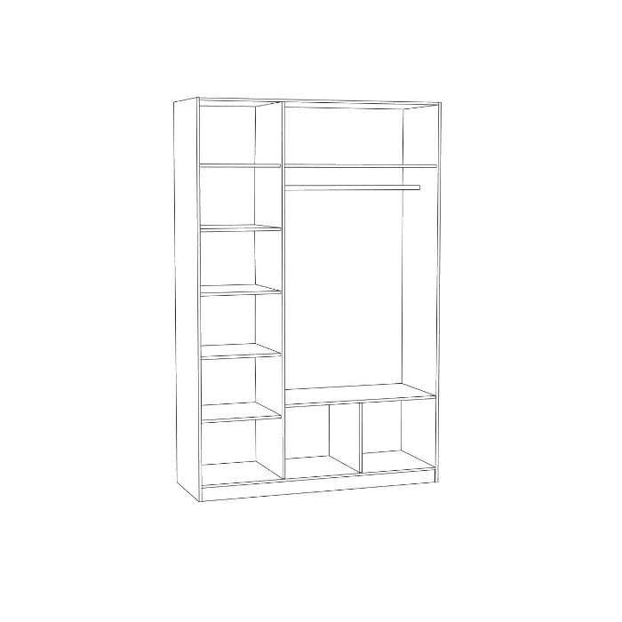 Шкаф комбинированный "Ливерпуль" 08.45