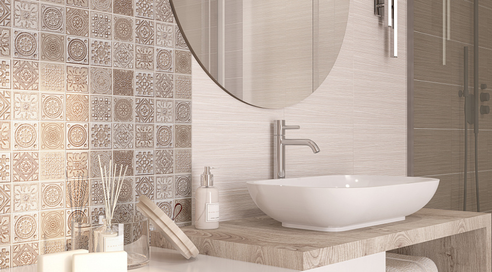 Декор "GRAZIA MOCCA NEFERTITI" 405Х201