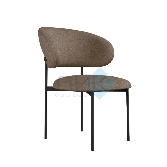 Стул DikLine 201 NS05 CAPPUCCINO, ножки черные Стул DikLine 201 NS05 CAPPUCCINO, ножки черные