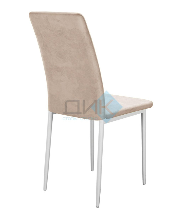 Стул DikLine 272 B03 BEIGE, ножки белые