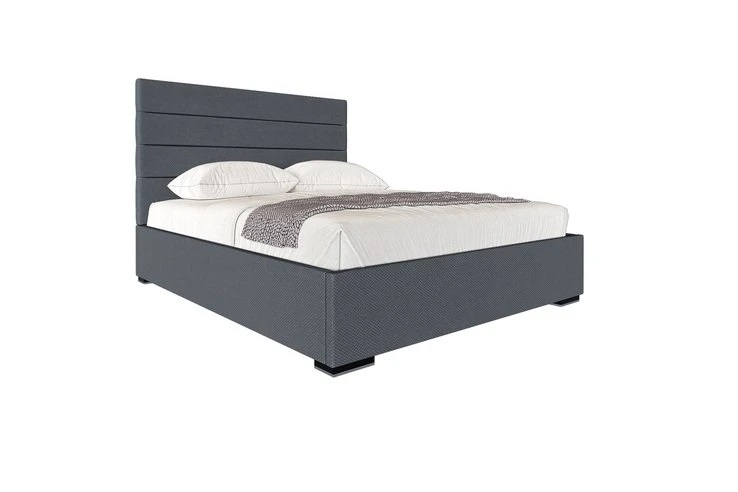 Кровать "Гранда" СТАНДАРТ 1600 (каркас) Альба темно-серый Кровать "Гранда" СТАНДАРТ 1600 (каркас) Альба темно-серый