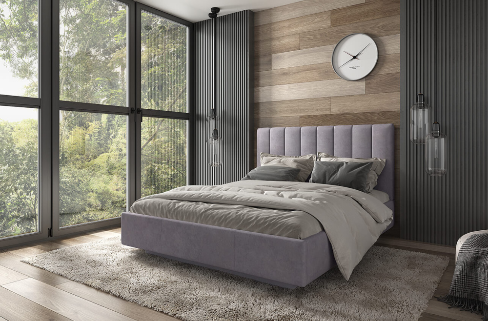 Кровать "САБРИНА" 160 с подъемником NEBBY 025