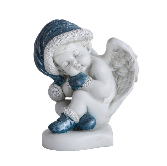 Скульптура "Ангел спящий" синий 26124 Скульптура "Ангел спящий" синий 26124