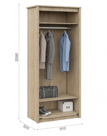 Шкаф 2-х дверный "Валенсия"