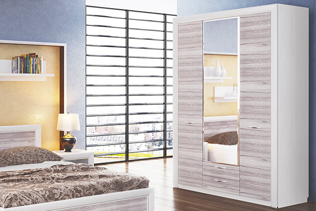 Шкаф с зеркалом "ОЛИВИЯ" 3D2S Z