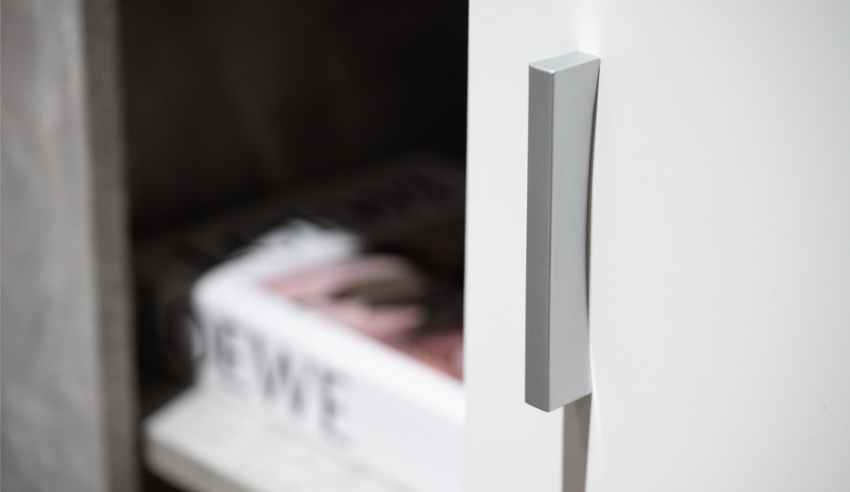 Стенка "Орфей" Белый / Ателье светлый