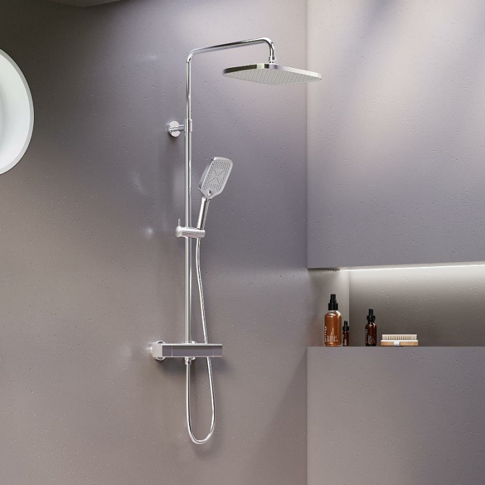 Душевая система Damixa Gala 953800000 с термостатом Хром Душевая система Damixa Gala 953800000 с термостатом Хром