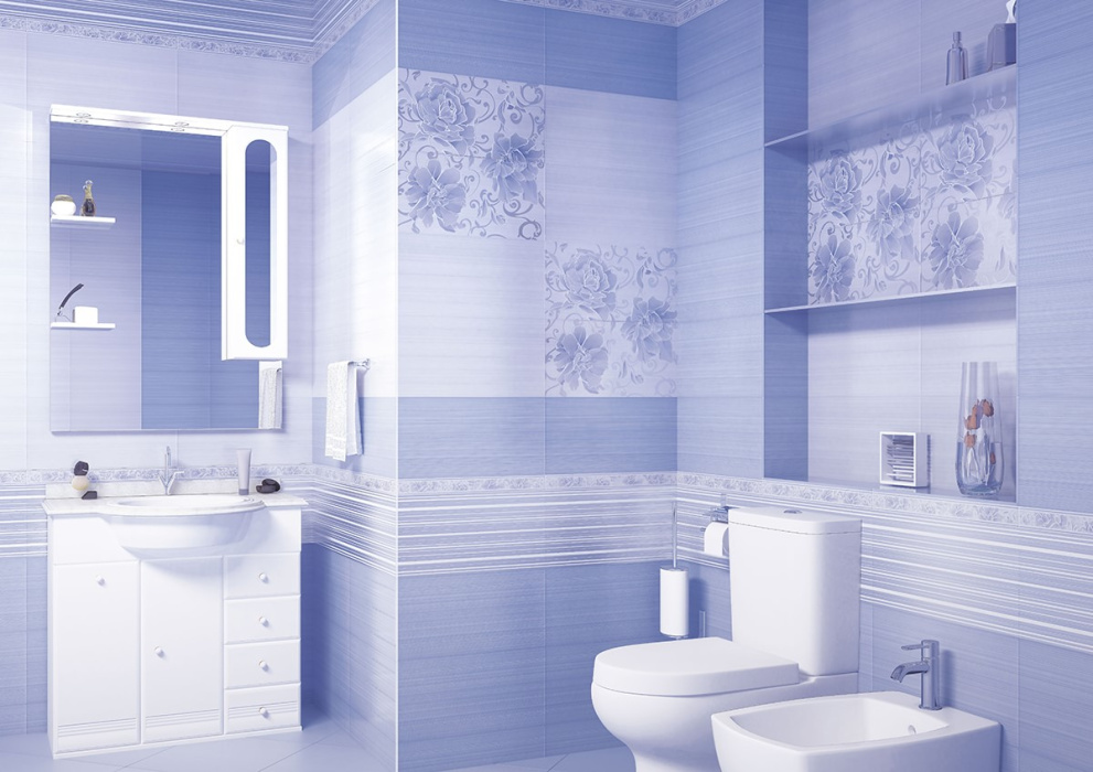 Плитка настенная "Lines Azul" 500Х249 WT9LNS03