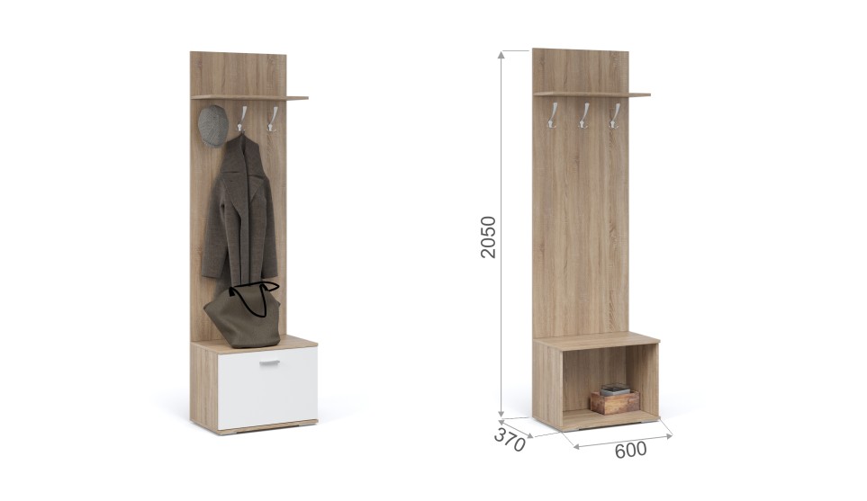 Вешалка и тумба "Виола" Вешалка и тумба "Виола"