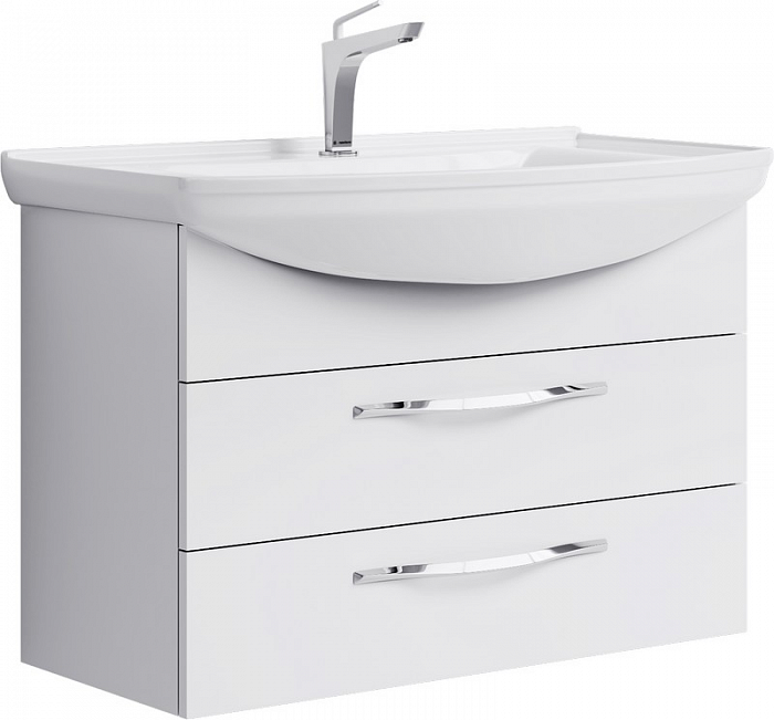 Тумба подвесная с раковиной AQWELLA "Аллегро-85" Тумба подвесная с раковиной AQWELLA "Аллегро-85"