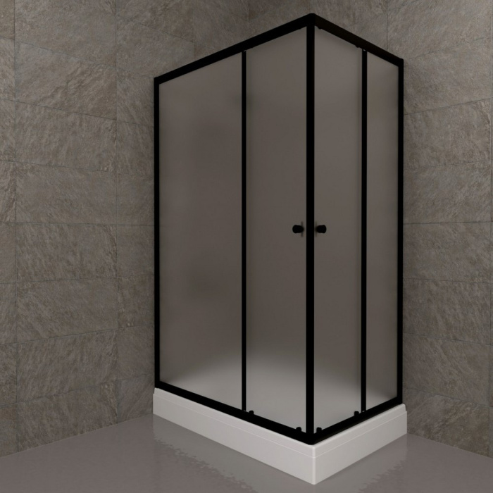 Душевое ограждение Triton Вента Блэк БВ 1200Х800Х2020 Душевое ограждение Triton Вента Блэк БВ 1200Х800Х2020