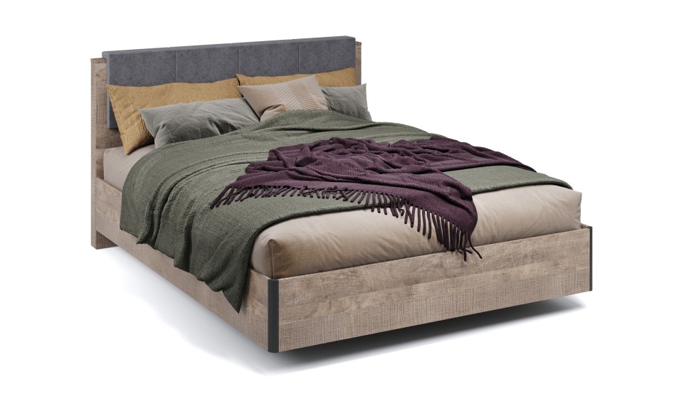 Кровать МИ 160 с ПМ "Стокгольм" Кровать МИ 160 с ПМ "Стокгольм"