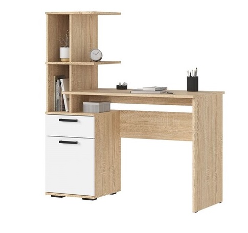 Стол письменный СТ-01 "Санса" Белый/Дуб сонома Стол письменный СТ-01 "Санса" Белый/Дуб сонома