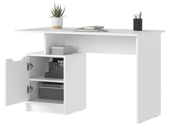 Стол письменный 1200 СТ 01 Руна Белый