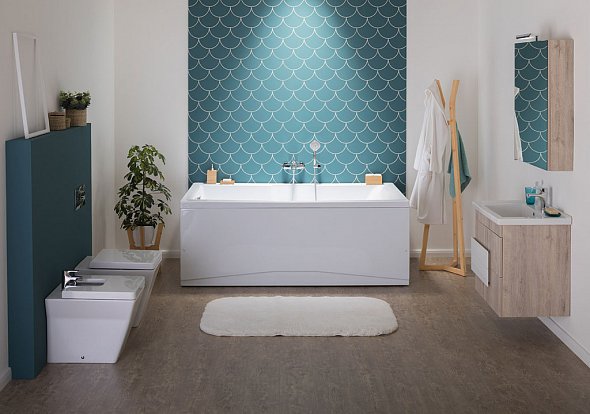 Ванна акриловая AQUANET "VEGA" 190Х100