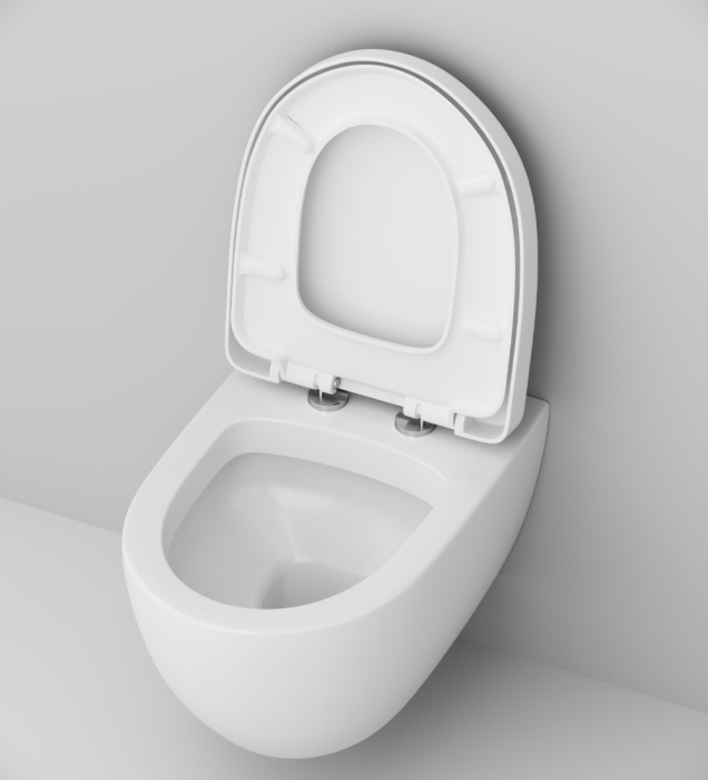 Унитаз подвесной с быстросъемным сиденьем микролифт AM.PM "Awe"