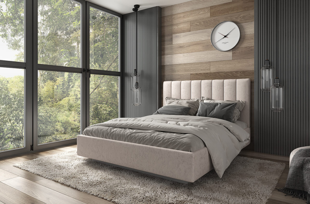 Кровать "САБРИНА" 160 без подъемника NEBBY 304