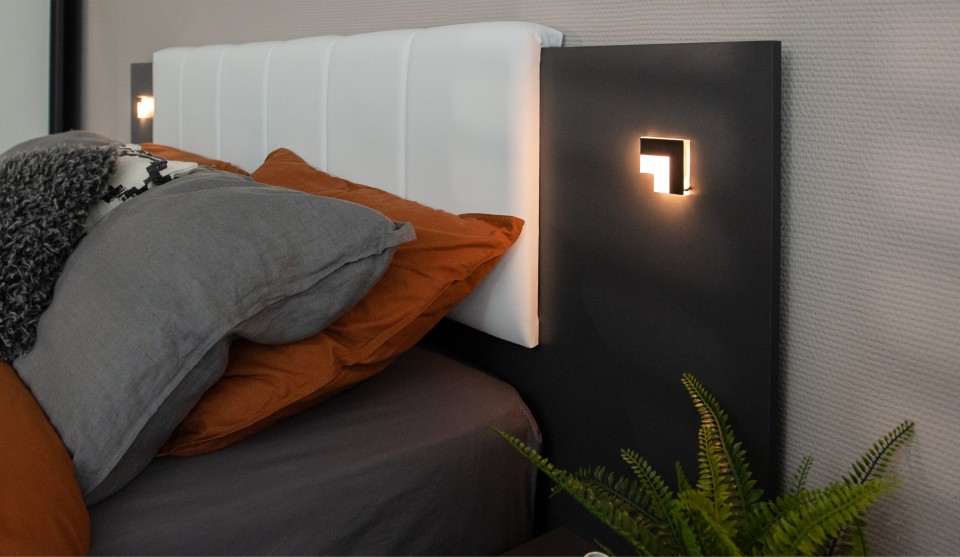 Кровать 160 с ПМ "Мишель" Антрацит