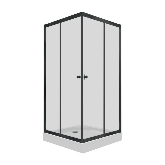 Душевое ограждение Triton Вента Блэк 800Х800Х2020 Душевое ограждение Triton Вента Блэк 800Х800Х2020