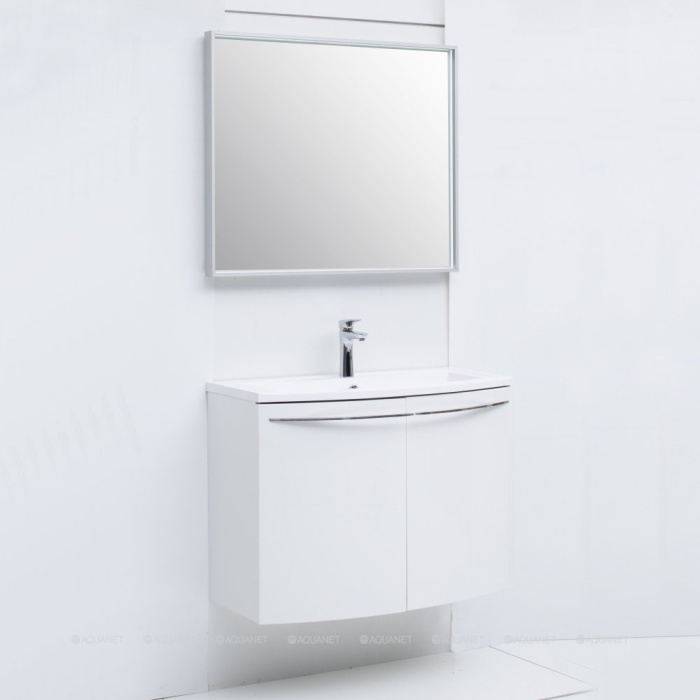 Зеркало AQUANET "Алюминиум 80" подсв. 4 стороны