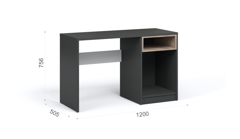 Стол письменный "Квадро" 120