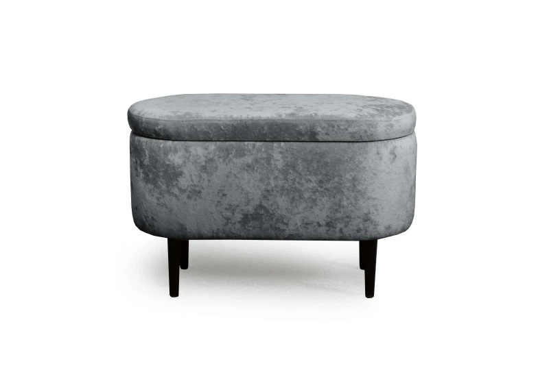 Банкетка "Олаф" с нишей Тиффани серый Банкетка "Олаф" с нишей Тиффани серый